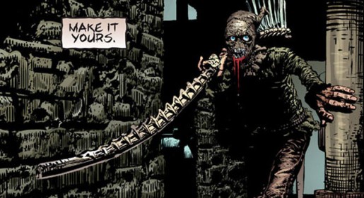 batman with a scythe