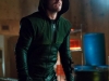 Stephen Amell in full Green Arrow costume
