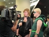 Black Canary and Green Arrow interview cosplay Fan Expo