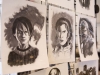 WINDSOR, Ont. (14/02/16) – A set of sketches made by Ted Woods are pictured on display at the 2016 Comic Book Syndicon at the St. Clair College Centre for the Arts in Windsor on Sunday, Feb. 14, 2016. Photo by Justin Prince
