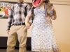 WINDSOR, Ont. (14/02/16) – A pair of cosplayers, dressed as Adam and Barbara from Beetlejuice, pose on stage while taking part in the 2016 Comic Book Syndicon’s cosplay contest at the St. Clair College Centre for the Arts in Windsor on Sunday, Feb. 14, 2016. Photo by Justin Prince